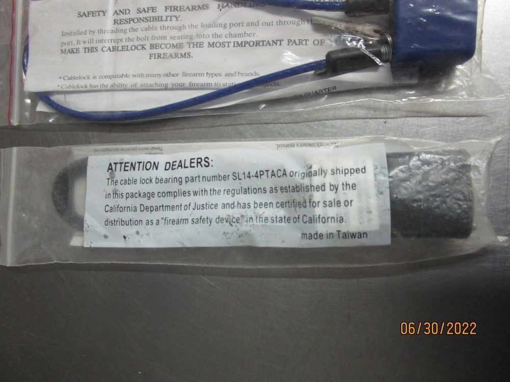 3 Cable Gun Locks NOS