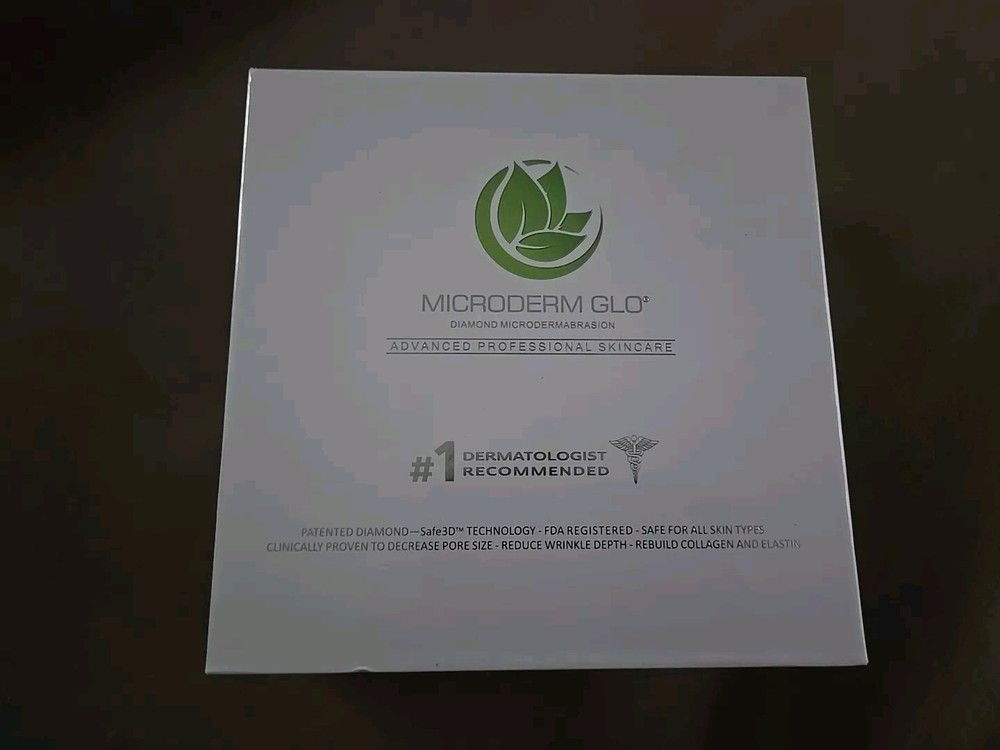 Microderm GLO Diamond Microdermabrasion Machine ~ White ~ NIB