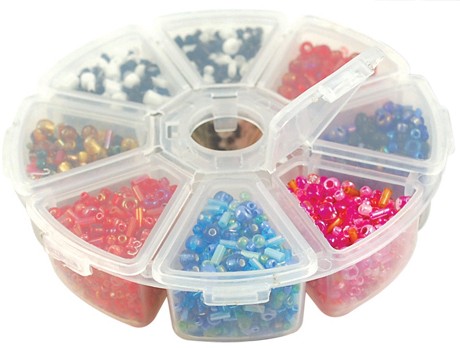 Bead Storage Organizer Boxes 4" 8/Pkg