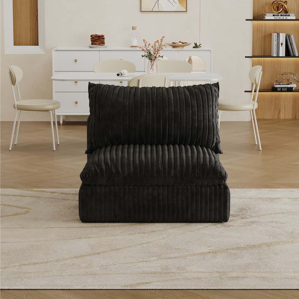 Cloud Sofa,Corduroy Fabric,Deep Seat Couches,Double-layer design,Removable Cus