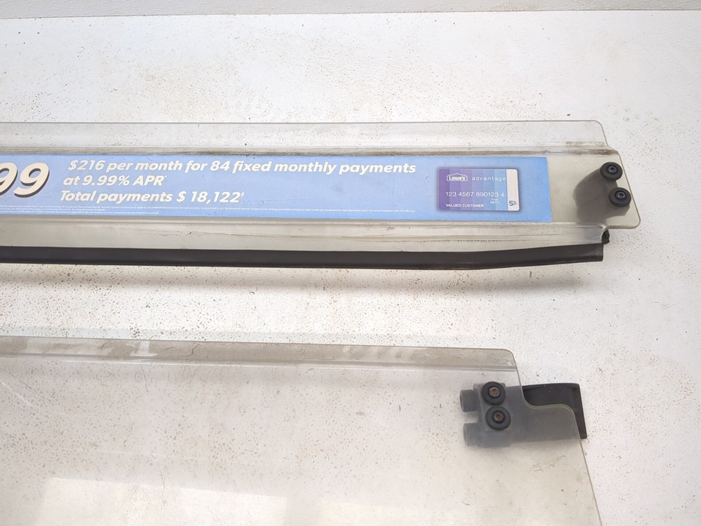 22-24 Kandi EV Cowboy E10K Front Folding Windshield Upper Lower Set Pair