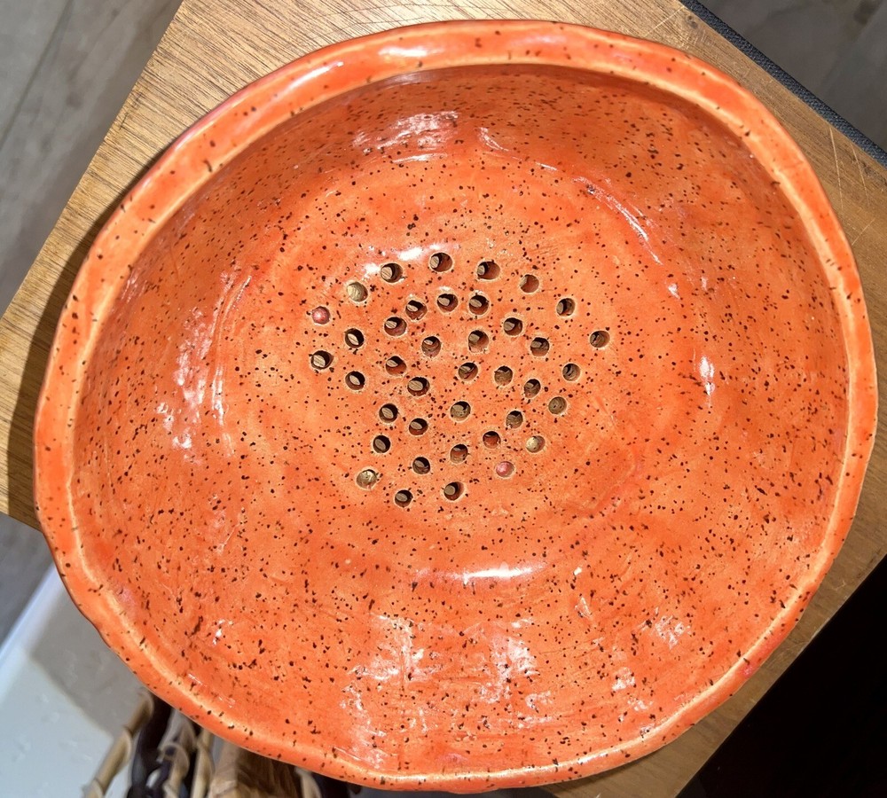 Handmade ceramic Fruit Bowl/ Colander