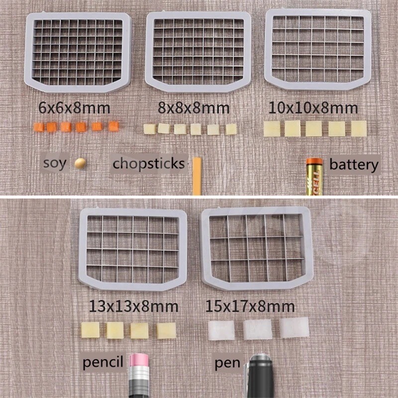 Fruit Vegetable Dicer Dicing Machine Cutting Carrot Potato Onion Cube Cutter