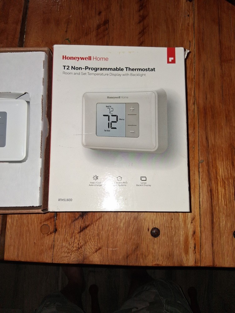 Honeywell Home T2 Non-Programmable Thermostat Backlit Display Precise Control