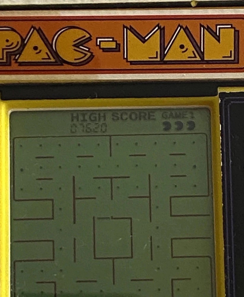 Pac-Man Handheld Classic Mini Arcade Game By Basic Fun WORKS!