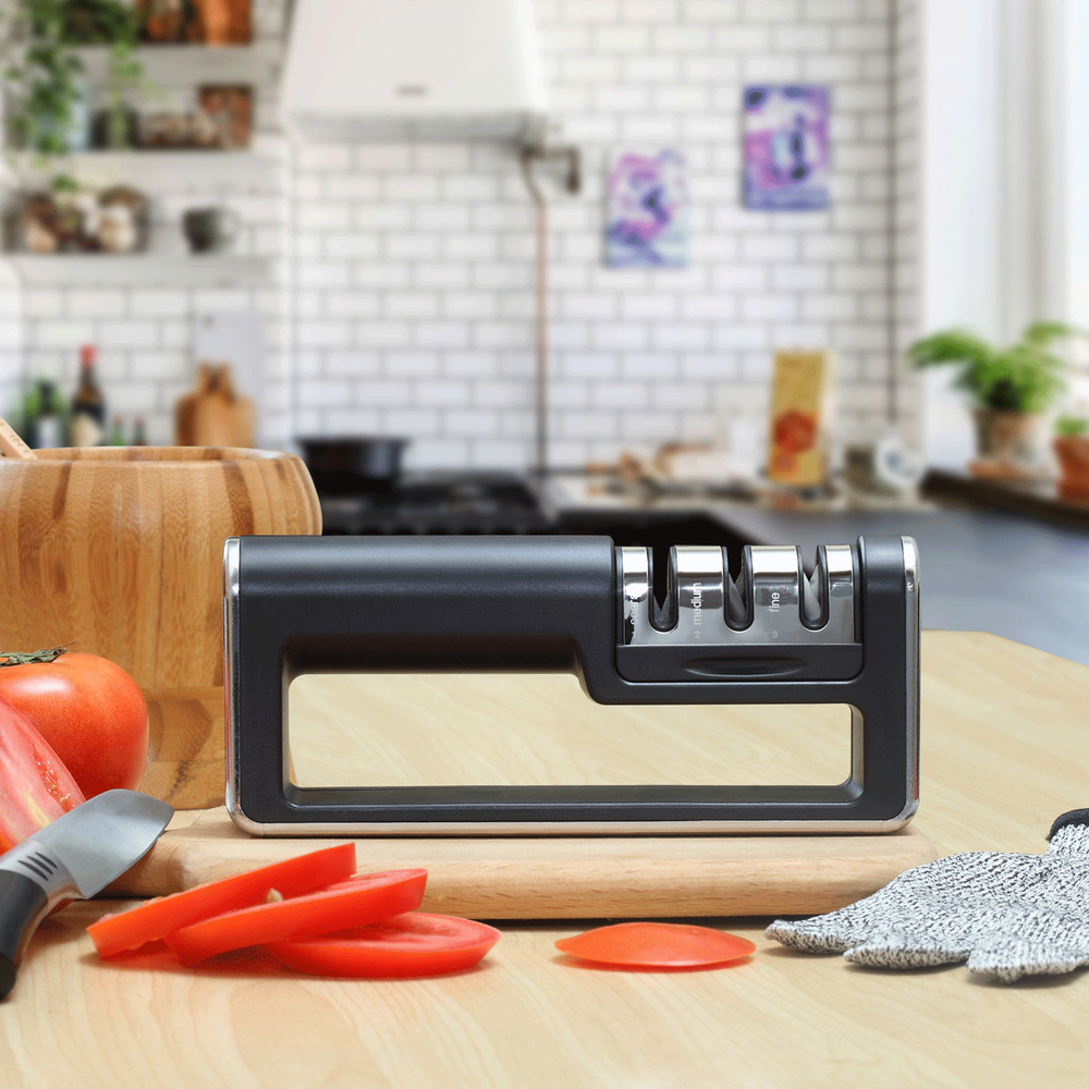 KNIFE SHARPENER Professional Ceramic Tungsten Kitchen Sharpening System Tool