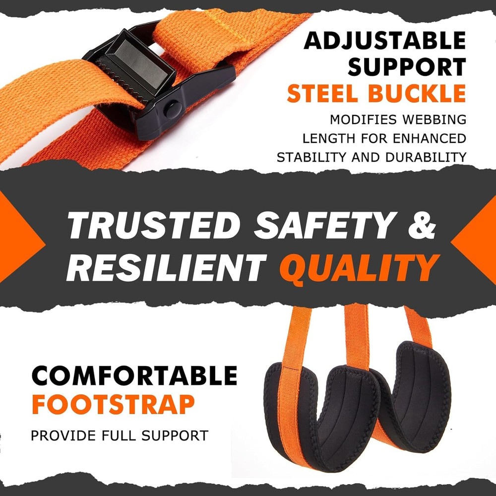 Pull Up Assistance Bands, Heavy Duty Pull Up Workout Band with Feet Rest