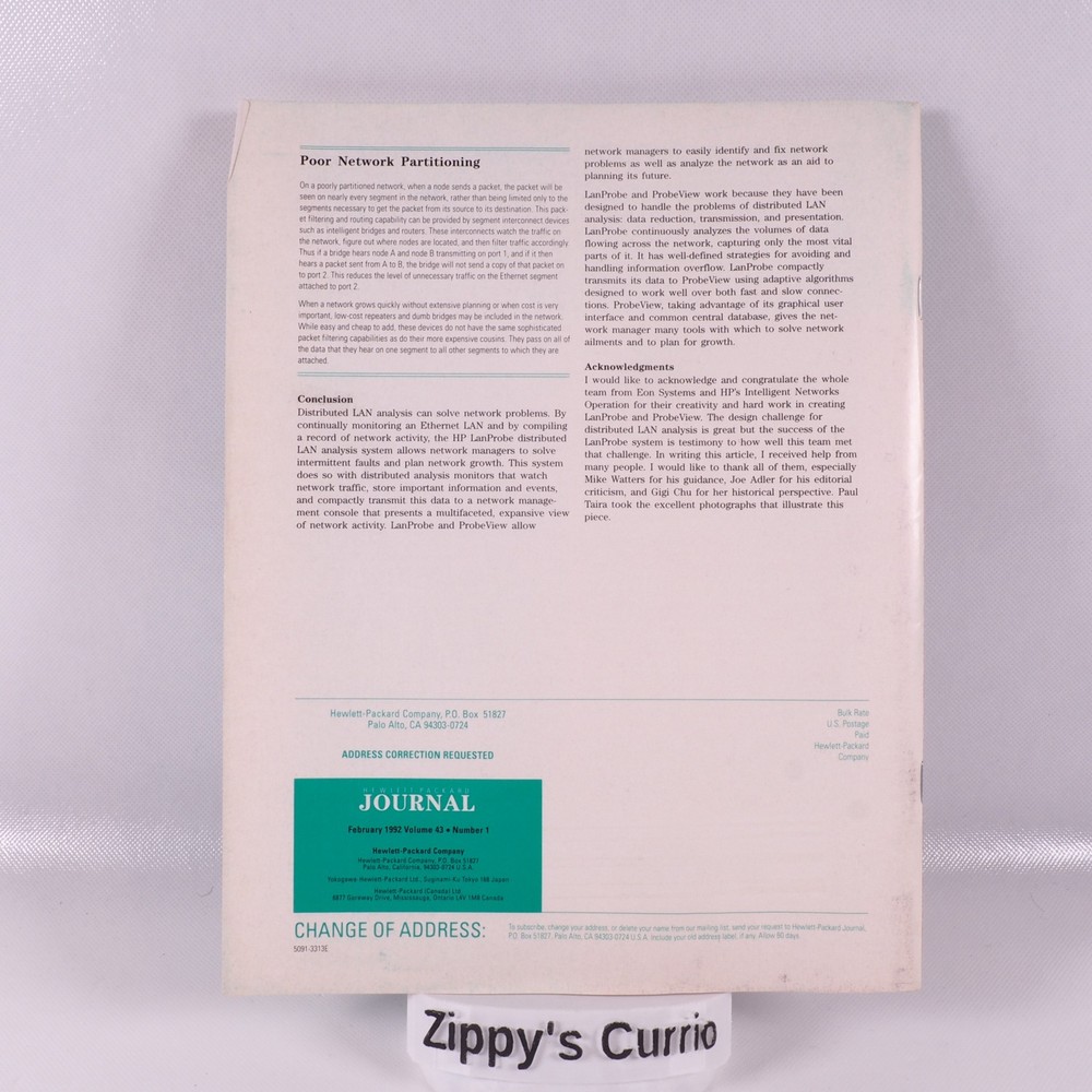 Hewlett-Packard Journal - February 1992