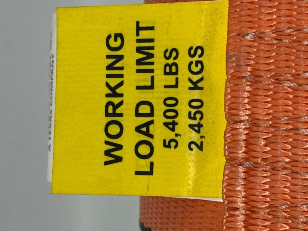 3"X27' Heavy Duty Winch Strap with Flat Hook 4 Pack