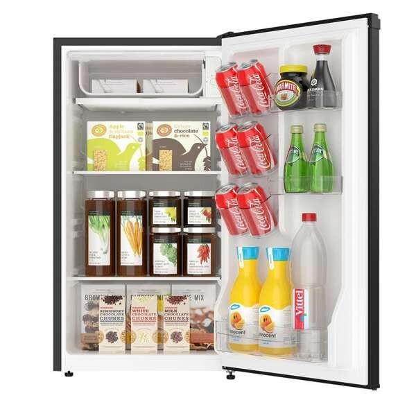 Arctic Chef, 3.2 Cu. Ft. Compact Refrigerator, Black Stainless Steel