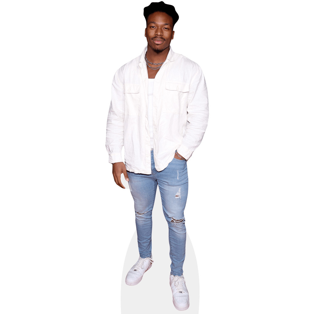 James Pendergrass (White Shirt) Mini Size Cutout
