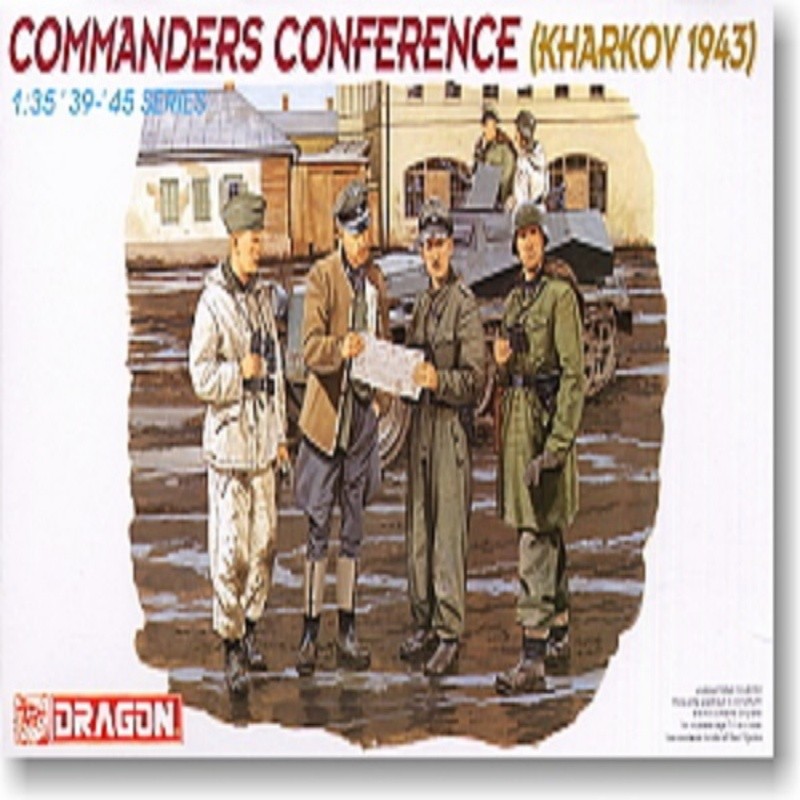 DRAGON 6144 1/35 scale  Commanders Conference（Kharkov 1943）