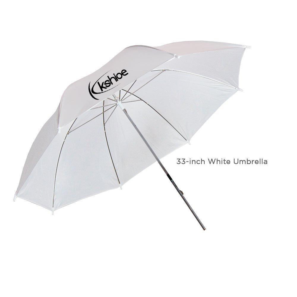 Kshioe Photo Studio Lighting Photography Backdrop Stand Light Kit Umbrella Set