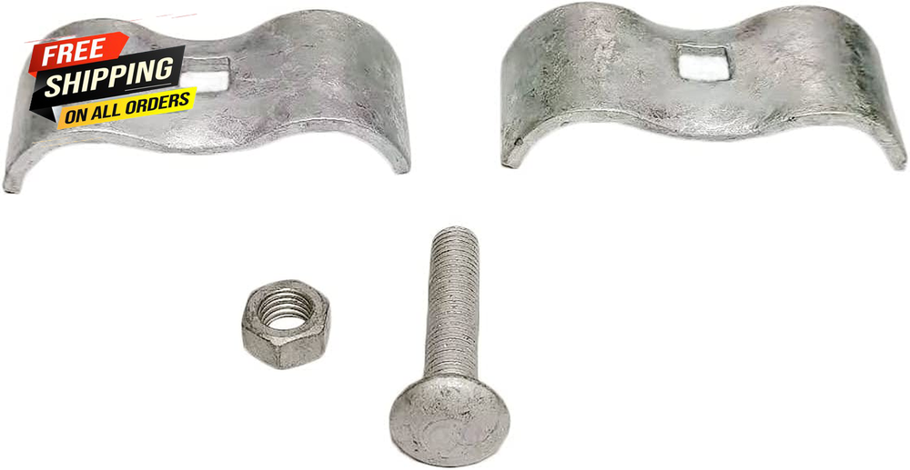 FENCE PANEL CLAMPS Chain Link Dog Kennel Clamp Pipe Panel Frames 8 Set WULANKD