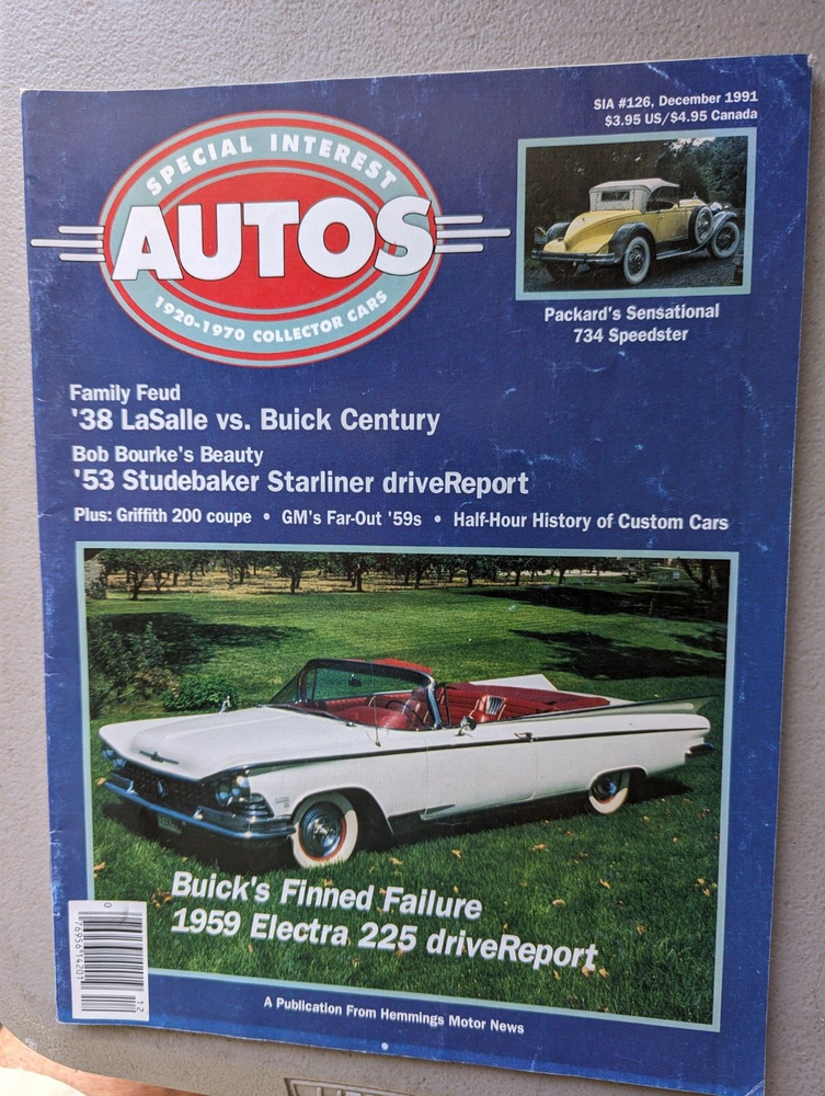 1953 Studebaker Starliner Article Special Interest Auto