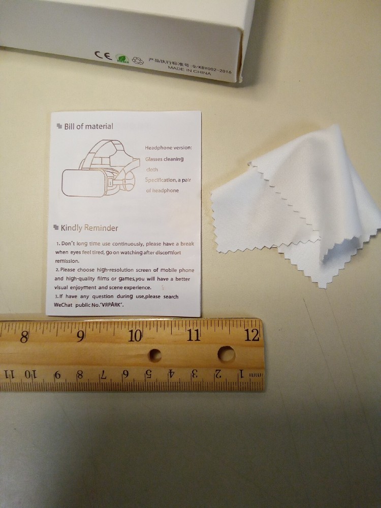 VR PARK 3D VR Glasses Virtual Reality Glasses For iphone and Android