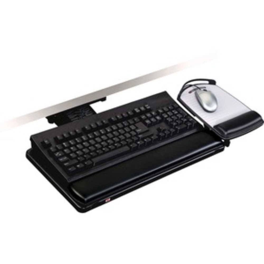 3M Adjust Keyboard Tray with Adjustable Keyboard and Mouse Platform AKT80LE