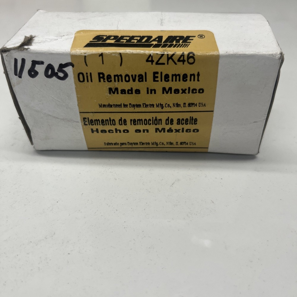 Speedaire 4Zk46 Filter Element