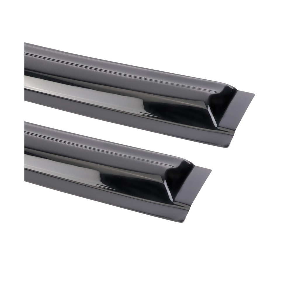 SONLEE Smoke Black Outside Mount Window Visor Deflectors Rain Guards Compatib...