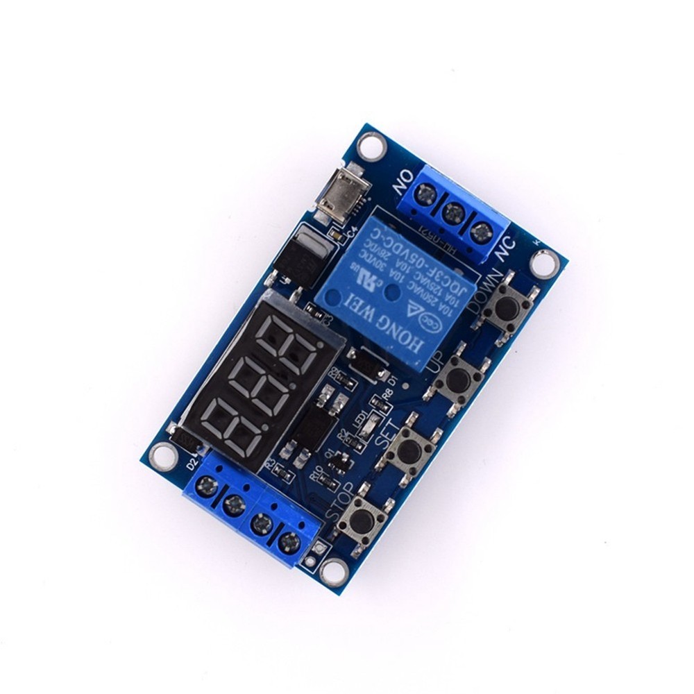 DC 6-30V Support Micro-USB 5V LED Display Automation Cycle Delay Timer9421