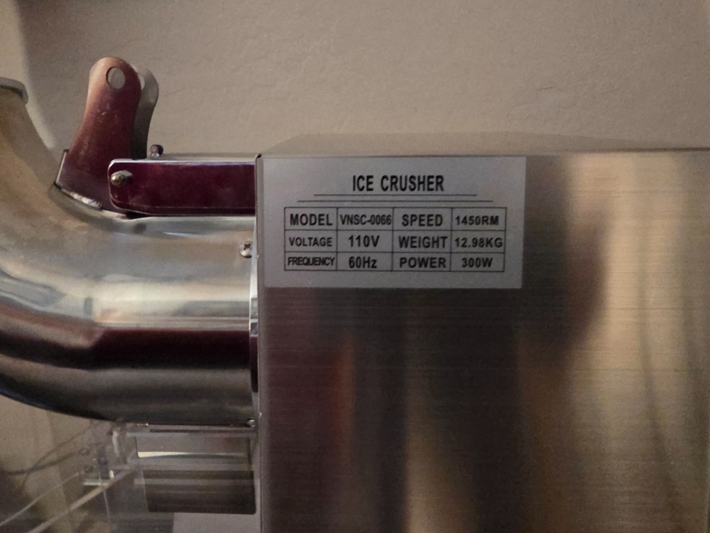 snow cone machine commercial