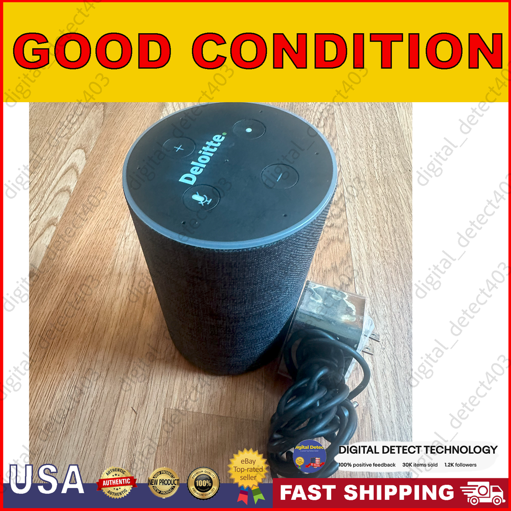 Amazon Echo Home Smart Assistant Deloitte IN excellent condition