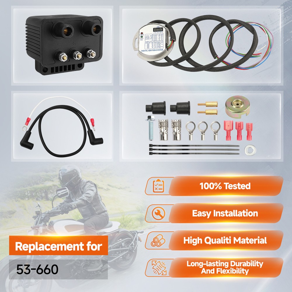 Ultima Programmable Ignition 53-660 For Harley Shovelhead Evolution & Sportster