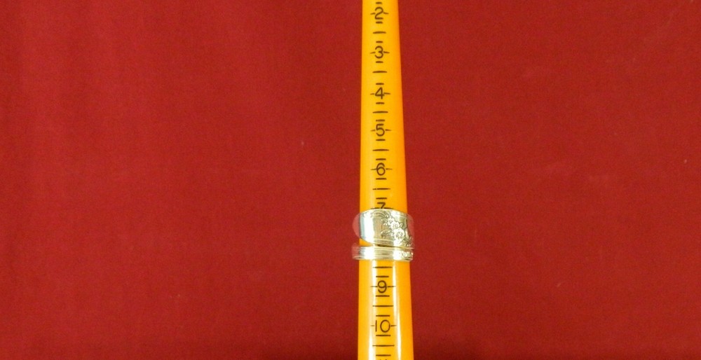 5 Silver Plated Spoon Rings Size 8