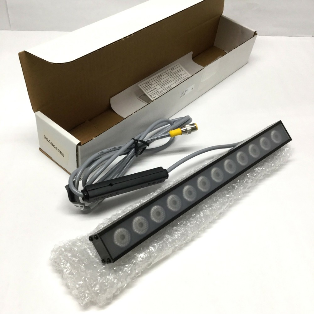 Datalogic 95A906388 Machine Vision LED Bar Light Linear Strobe Array, White, 12"