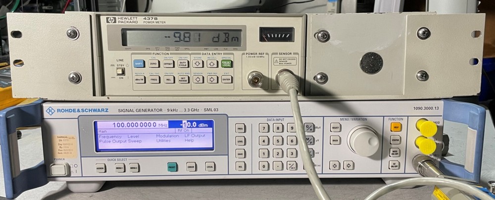 HP Agilent 437B Power Meter - Rack Mount