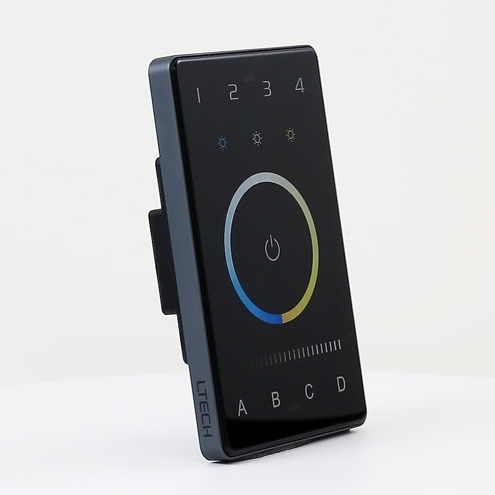 LTech UB2 Tunable White CCT DMX Bluetooth Touch Panel Wall Controller [Open Box]