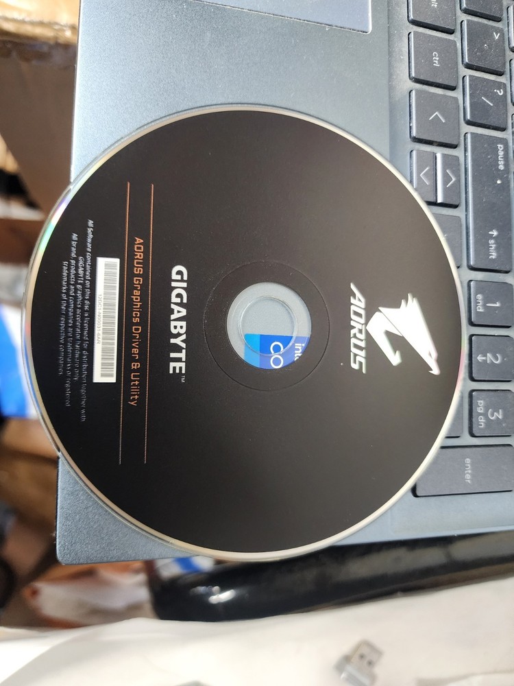 Gigabyte AORUS Graphics Driver & Utility Disc Installation