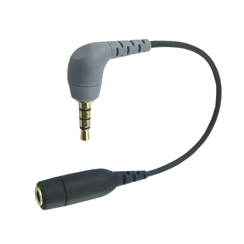 Durability 3.5mm TRRS to Microphone Cable Adaptor for SC3/SC4 Mic