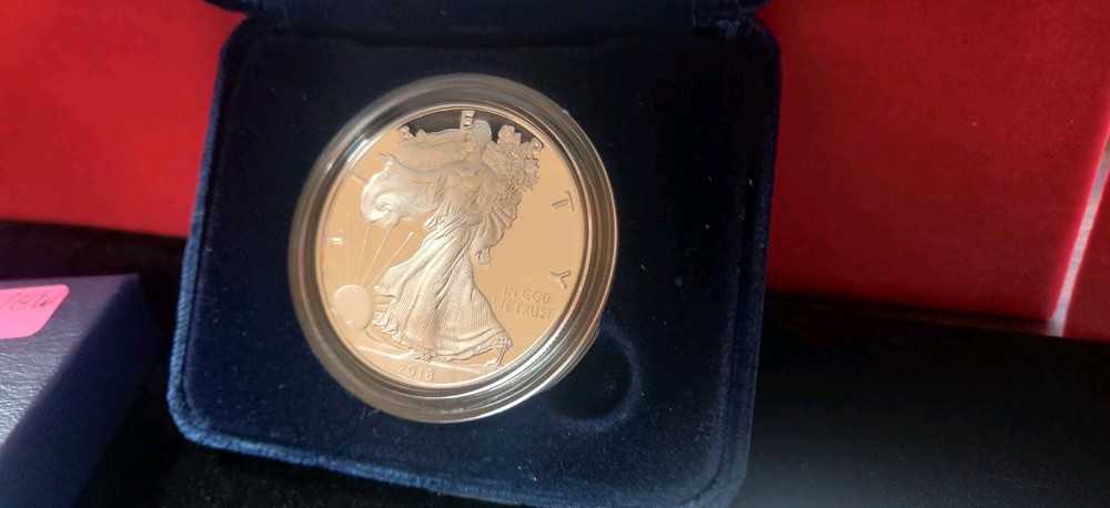 2018-W US Mint Silver Eagle PROOF Coin in OGP