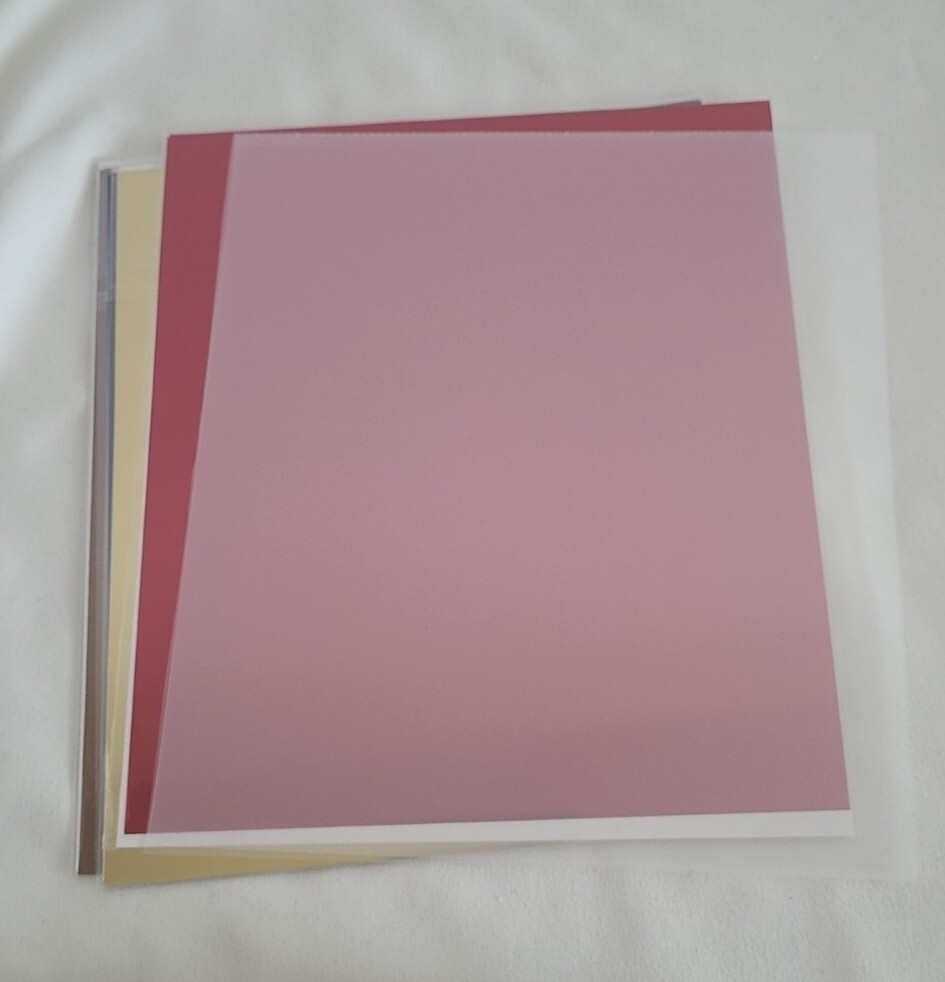 Anna Griffin Minc Foil Sheets Red, Navy, Gold, Bronz