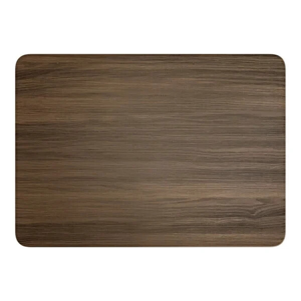 30" x 42" Rectangular Restaurant Table Top with Dark Walnut Laminate Top Finish