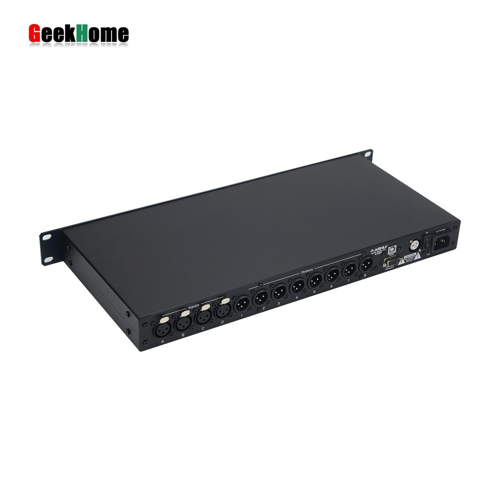 4.8SP 110V Digital DSP Audio Processor Original Software 4 In 8 Out Sound System