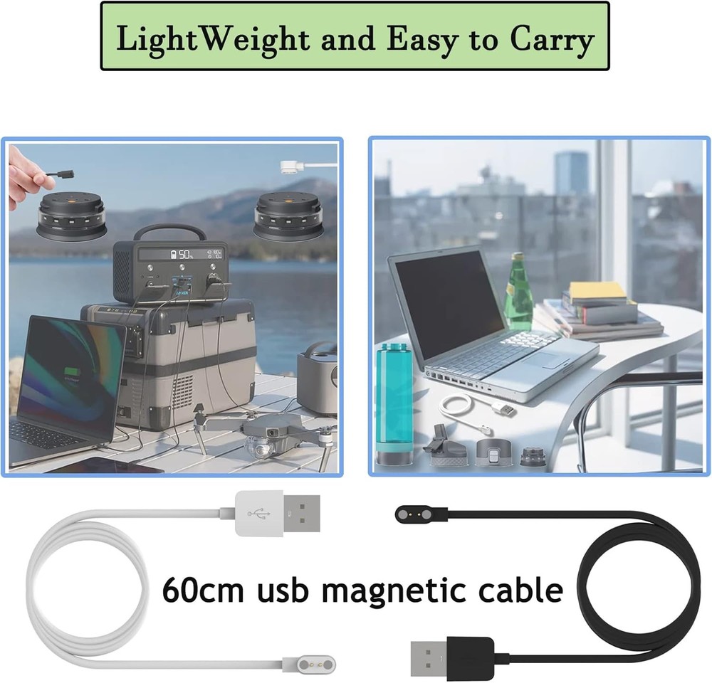 Eco-Friendly Replacement Charging Cable for HidrateSpark PRO & Steel Models