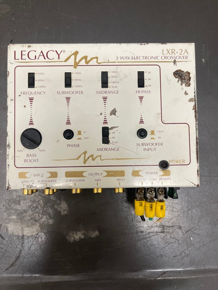 Legacy LXR-2A 3 Way Electronic Crossover
