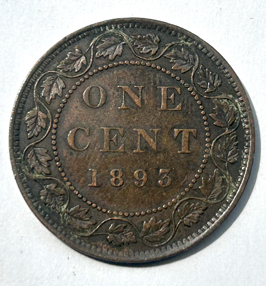 CANADA LARGE CENT 1893