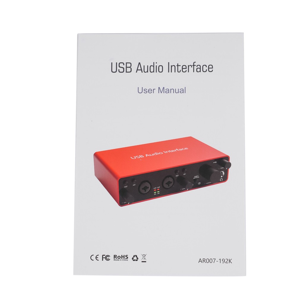 Scarlett 2i2 3rd Gen USB Audio Interface 24 Bit (192 kHz) For Studio/Recording