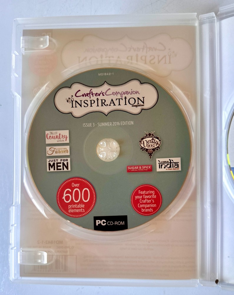 Crafter’s Companion Sara Davies DVD + CD Set Card Making Tutorials 600 Elements