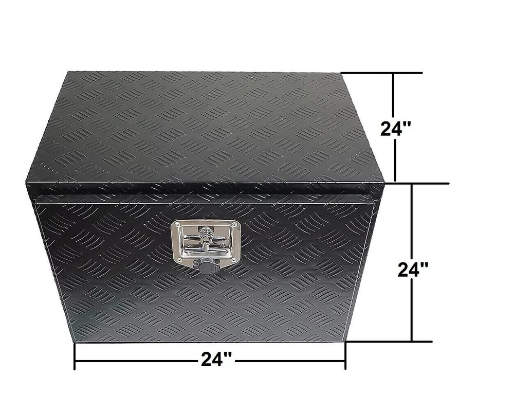 24" X 24" X 24" Aluminum Underbed Trailer Tool Box
