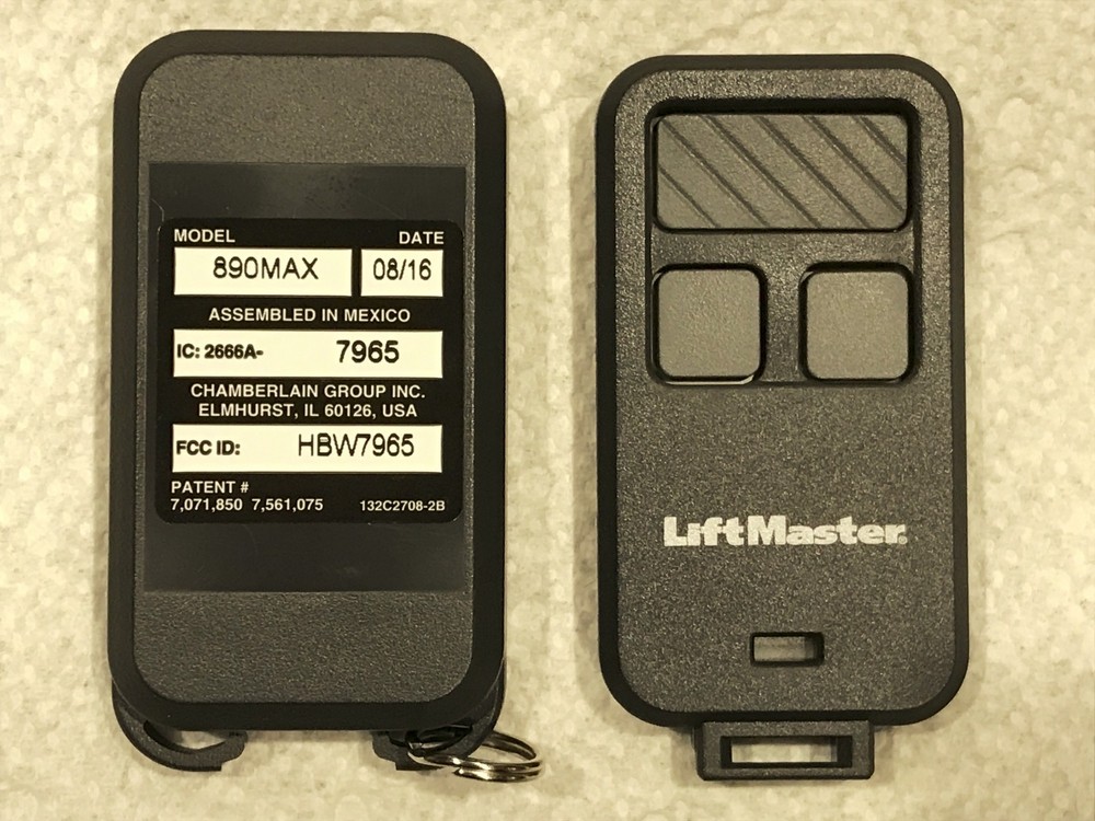 Replacement LiftMaster 890MAX remote case  ***CASE ONLY, NOT A WORKING REMOTE***