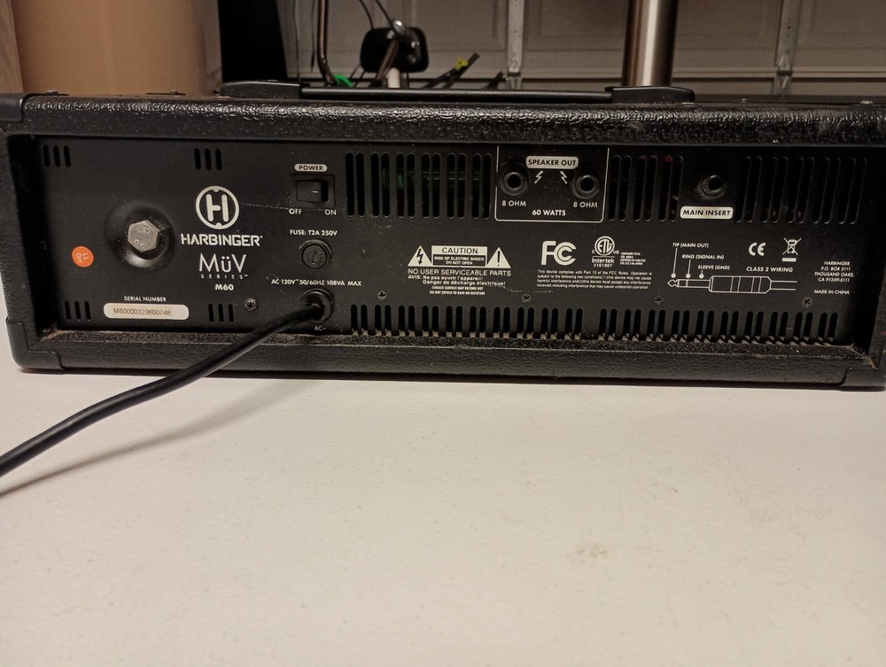 Harbinger M60 Amp