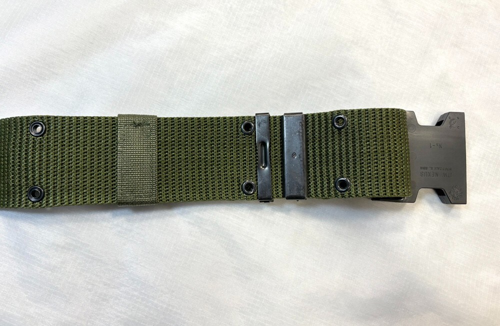 GENUINE ORIGINAL USA LC-2 QUICK RELEASE BELT, GREEN, MEDIUM [14006]