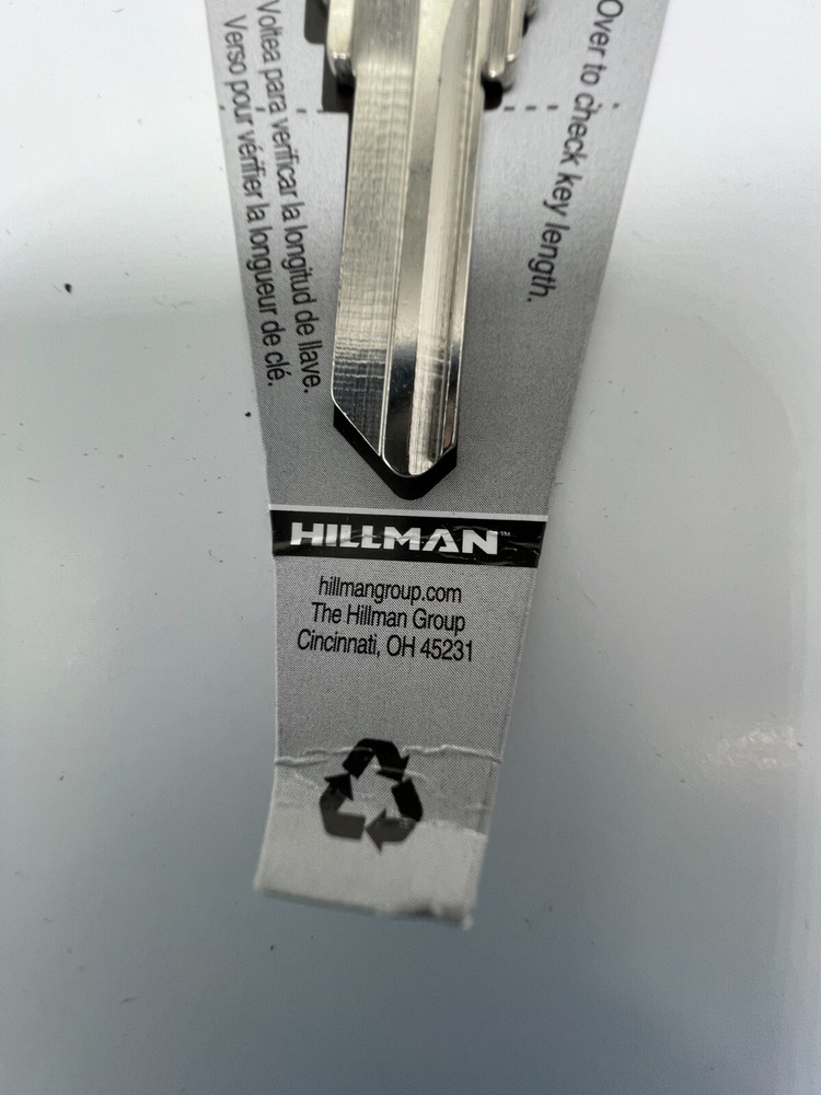 QTY 19 Hillman Brass Universal Single Sided Blank Key #68
