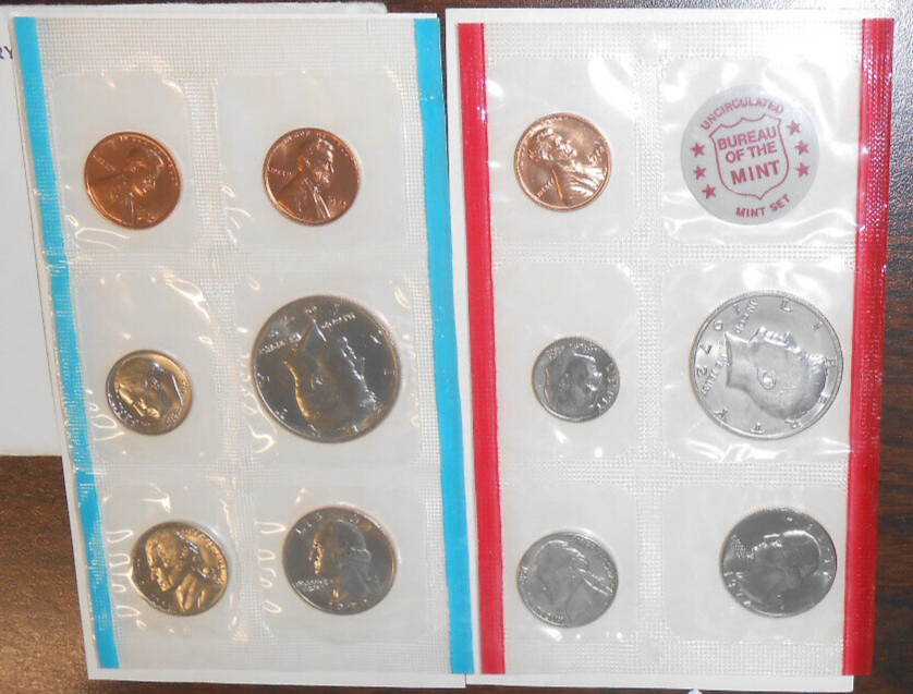 1972 US MINT 11 PC P & D MINT SET