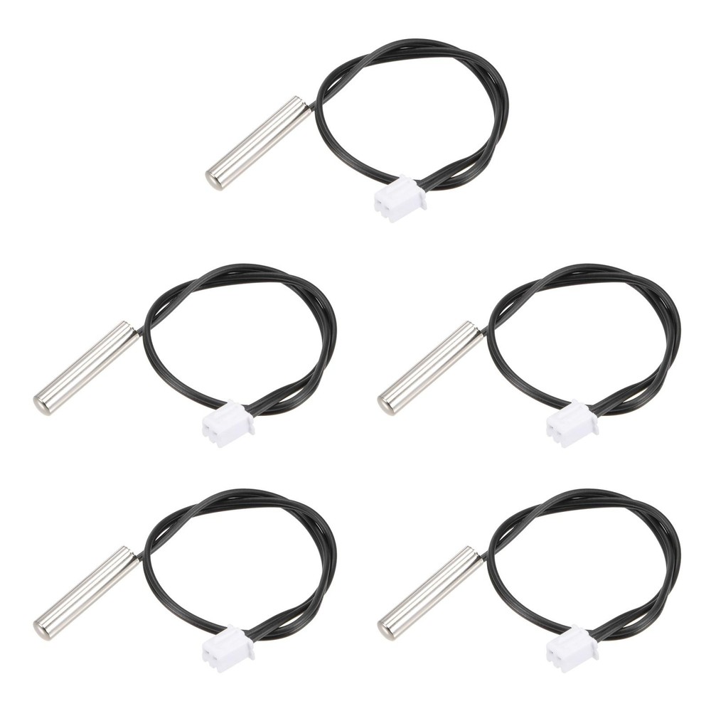 5pcs 20K Temperature Sensor Probe, NTC Thermal Sensor Probe 200mm