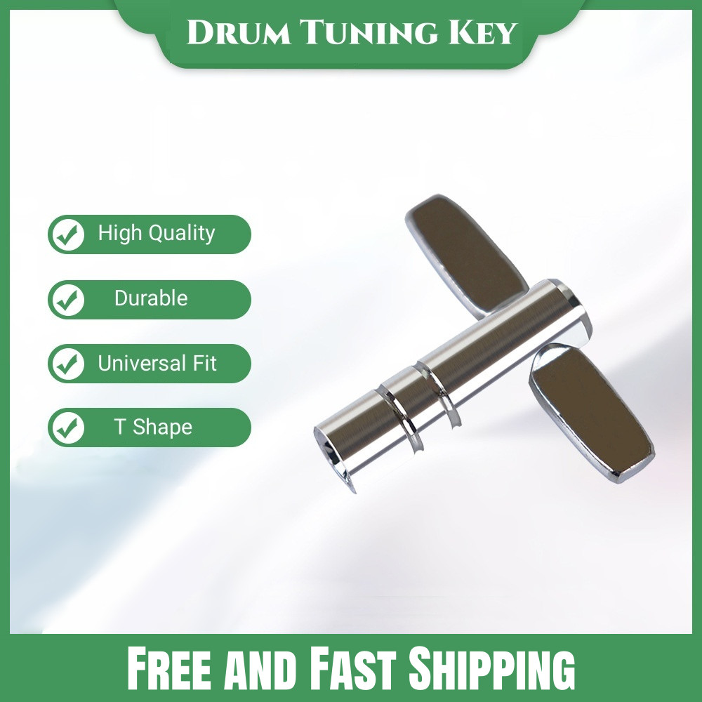 Adjustable Silvery Drum Skin Key Tuner Solid Square Socket Durable Tool New